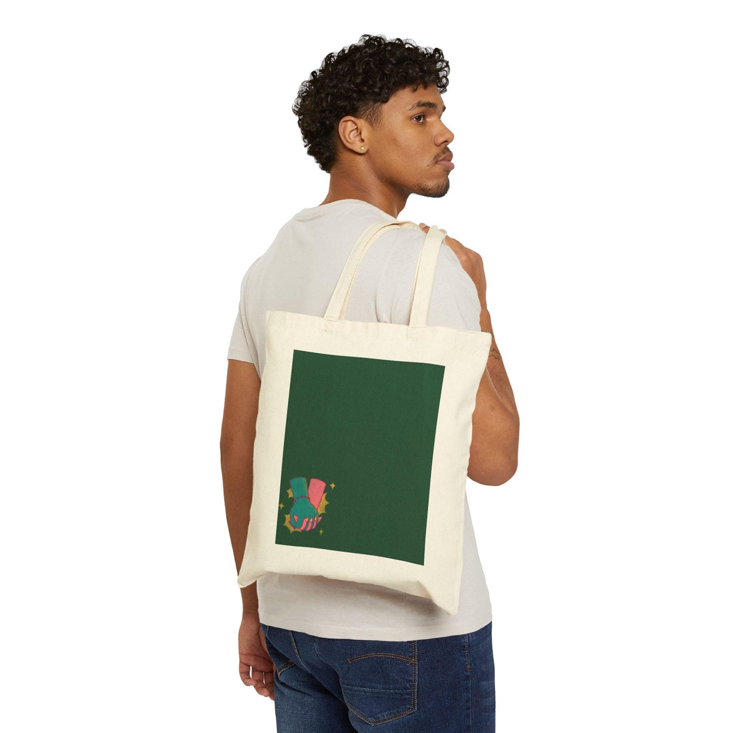 Tote Love Canvas Tote Bag, Reusable Grocery Bag, Eco-Friendly Shopping Bag, Beach Tote, Gift for Her, Mother's Day Gift